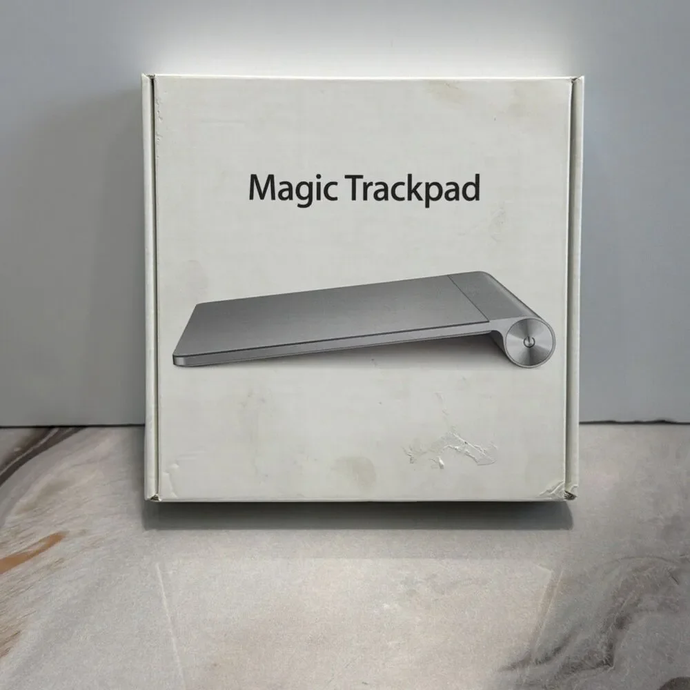 Genuine Apple Magic Trackpad 1st Gen Model A1339 Silver w/ Original Box & Manual